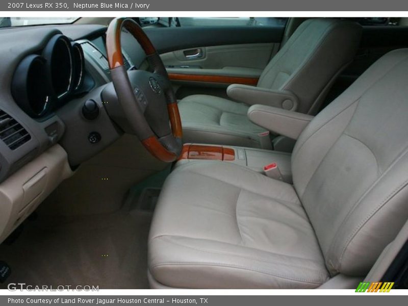 Neptune Blue Mica / Ivory 2007 Lexus RX 350