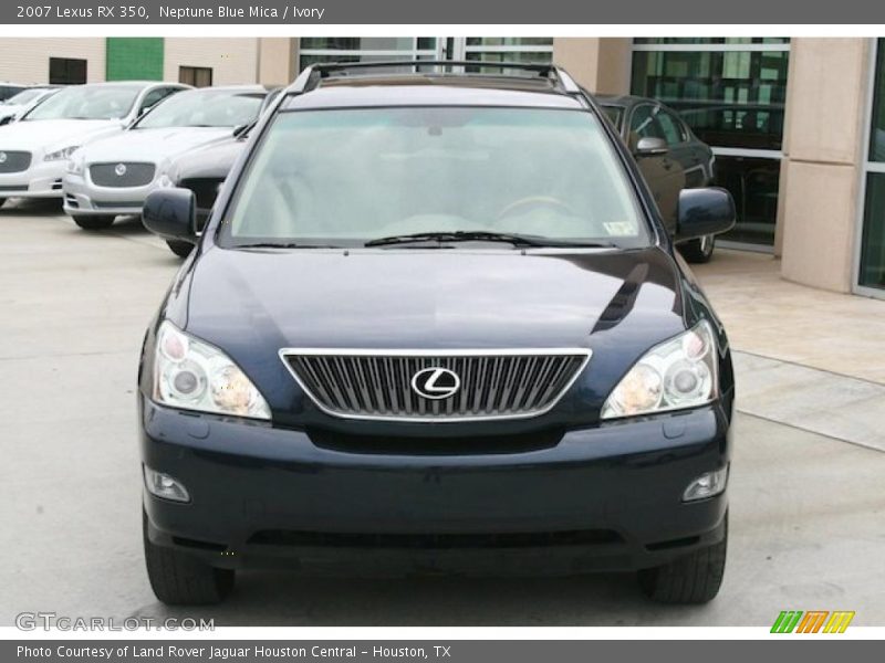 Neptune Blue Mica / Ivory 2007 Lexus RX 350