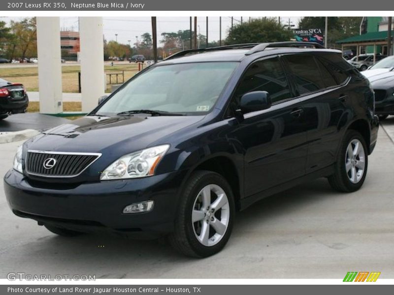 Neptune Blue Mica / Ivory 2007 Lexus RX 350