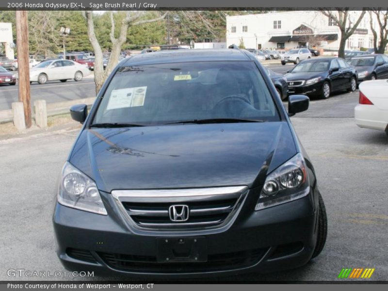Sage Brush Pearl / Gray 2006 Honda Odyssey EX-L