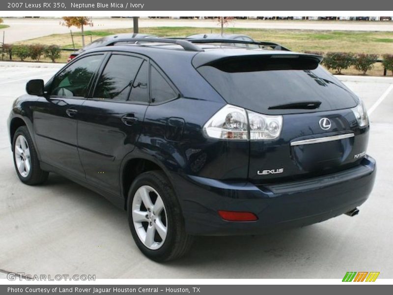 Neptune Blue Mica / Ivory 2007 Lexus RX 350