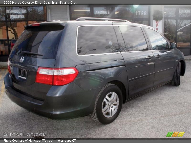 Sage Brush Pearl / Gray 2006 Honda Odyssey EX-L