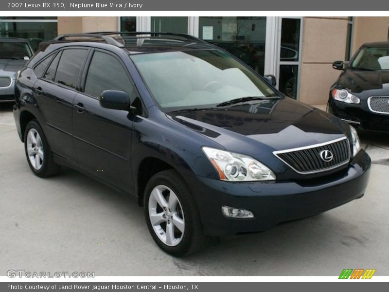 Neptune Blue Mica / Ivory 2007 Lexus RX 350