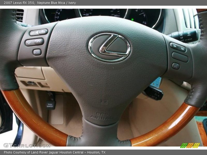 Neptune Blue Mica / Ivory 2007 Lexus RX 350