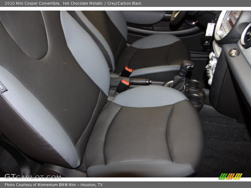 Hot Chocolate Metallic / Grey/Carbon Black 2010 Mini Cooper Convertible