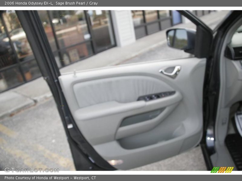 Sage Brush Pearl / Gray 2006 Honda Odyssey EX-L