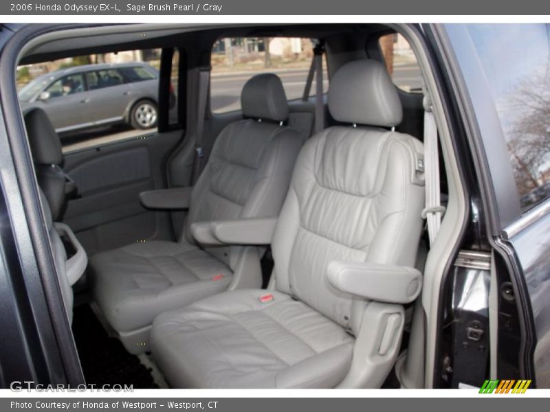 Sage Brush Pearl / Gray 2006 Honda Odyssey EX-L