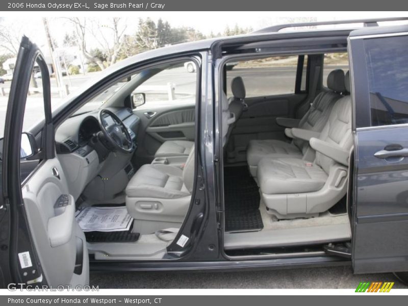 Sage Brush Pearl / Gray 2006 Honda Odyssey EX-L