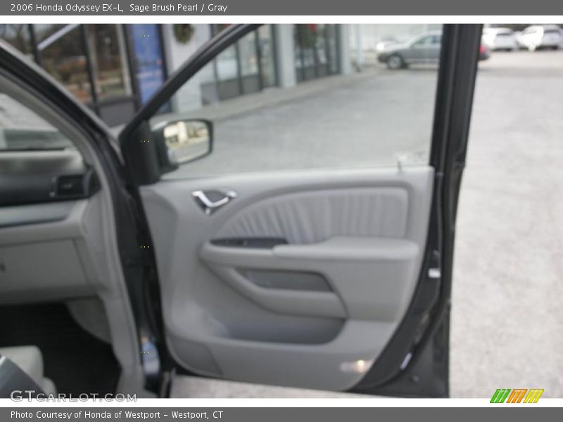 Sage Brush Pearl / Gray 2006 Honda Odyssey EX-L