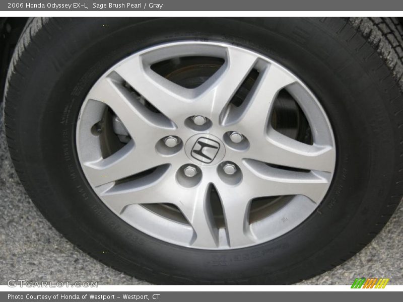 Sage Brush Pearl / Gray 2006 Honda Odyssey EX-L