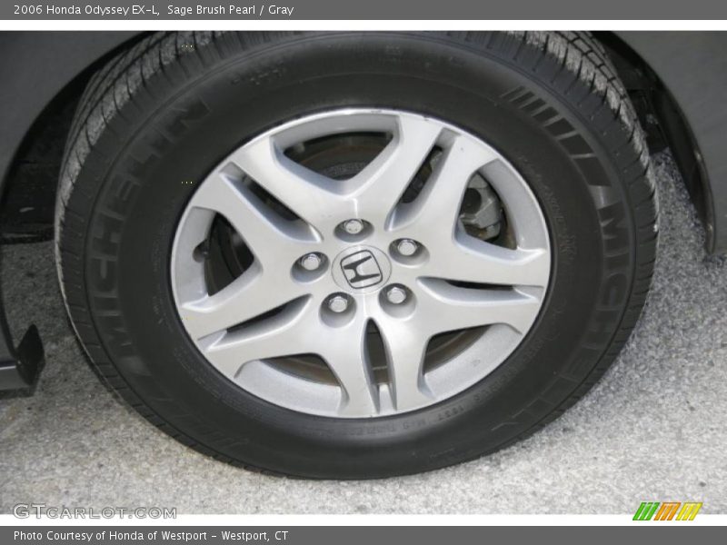Sage Brush Pearl / Gray 2006 Honda Odyssey EX-L