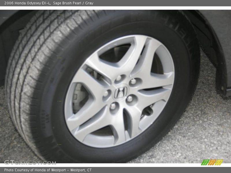 Sage Brush Pearl / Gray 2006 Honda Odyssey EX-L