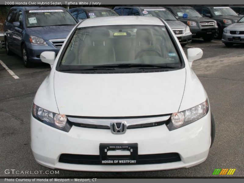 Taffeta White / Ivory 2008 Honda Civic Hybrid Sedan