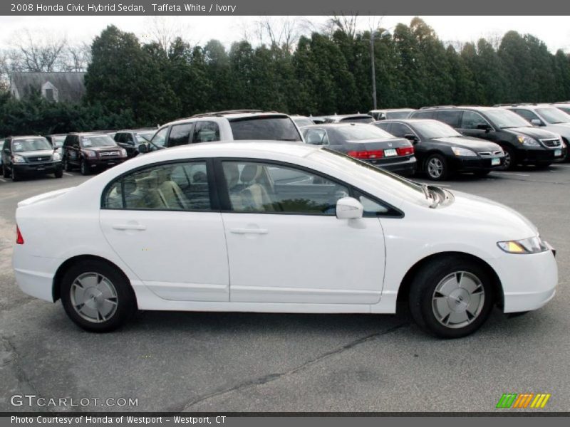 Taffeta White / Ivory 2008 Honda Civic Hybrid Sedan