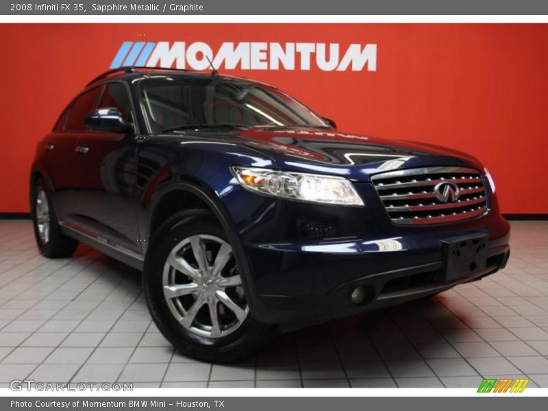 Sapphire Metallic / Graphite 2008 Infiniti FX 35