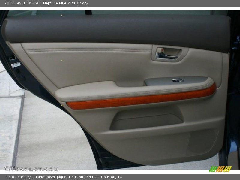 Neptune Blue Mica / Ivory 2007 Lexus RX 350
