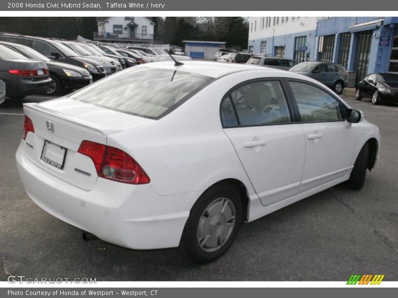 Taffeta White / Ivory 2008 Honda Civic Hybrid Sedan