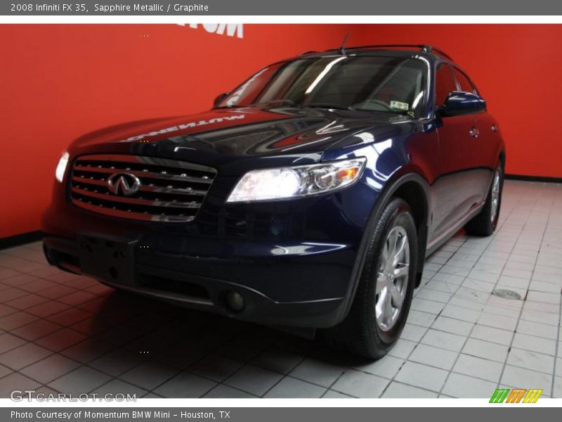 Sapphire Metallic / Graphite 2008 Infiniti FX 35