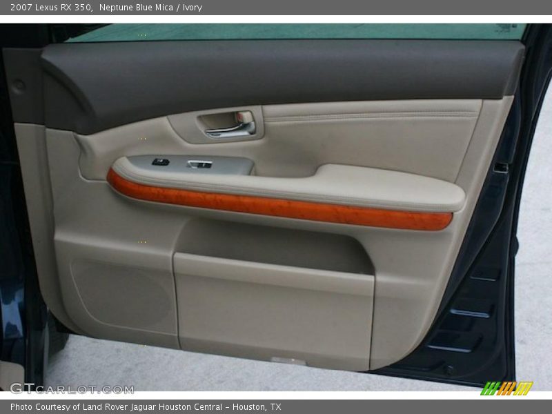 Neptune Blue Mica / Ivory 2007 Lexus RX 350