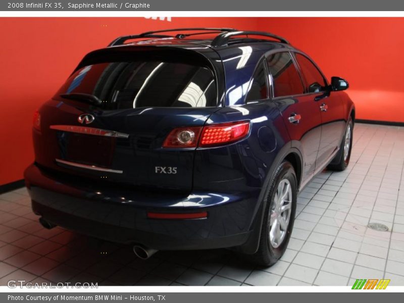 Sapphire Metallic / Graphite 2008 Infiniti FX 35
