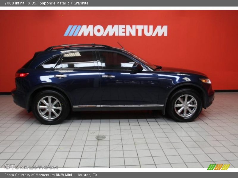 Sapphire Metallic / Graphite 2008 Infiniti FX 35