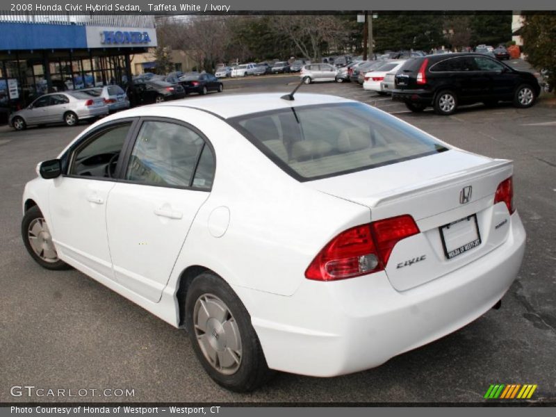 Taffeta White / Ivory 2008 Honda Civic Hybrid Sedan