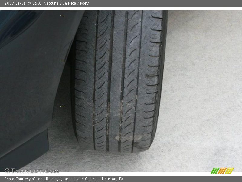 Neptune Blue Mica / Ivory 2007 Lexus RX 350