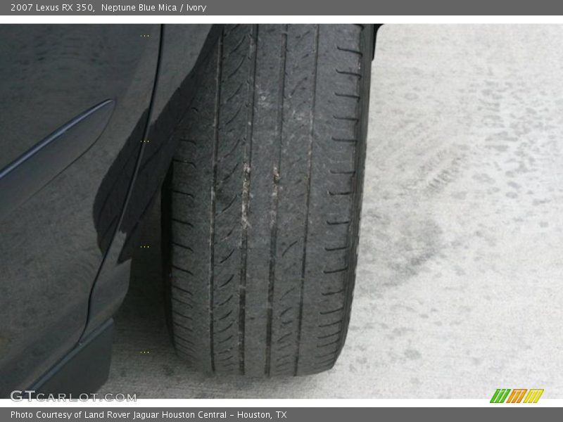 Neptune Blue Mica / Ivory 2007 Lexus RX 350