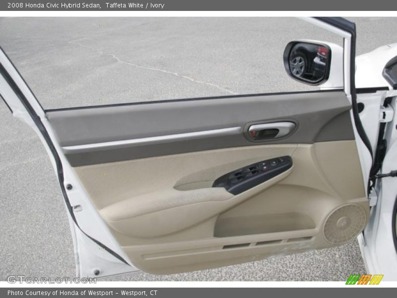 Taffeta White / Ivory 2008 Honda Civic Hybrid Sedan