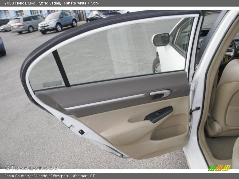 Taffeta White / Ivory 2008 Honda Civic Hybrid Sedan