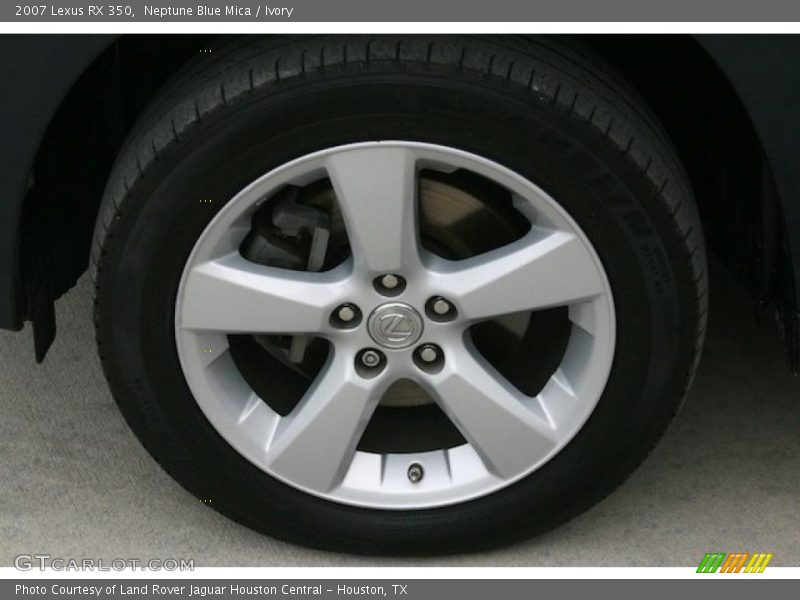 Neptune Blue Mica / Ivory 2007 Lexus RX 350