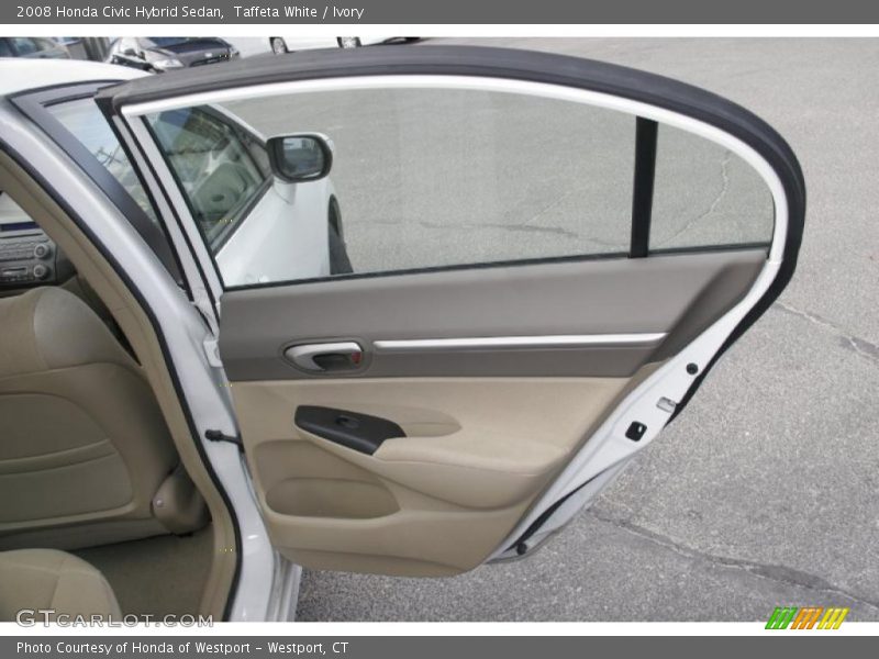 Taffeta White / Ivory 2008 Honda Civic Hybrid Sedan