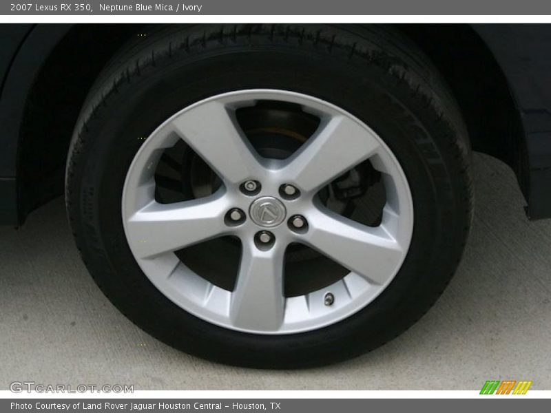 Neptune Blue Mica / Ivory 2007 Lexus RX 350