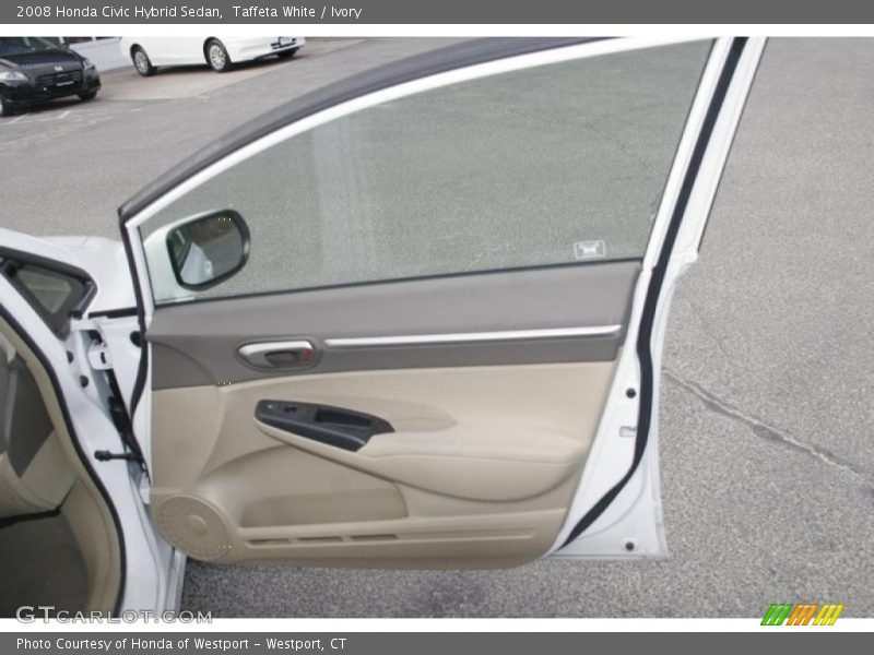 Taffeta White / Ivory 2008 Honda Civic Hybrid Sedan