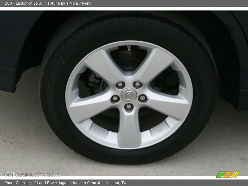 Neptune Blue Mica / Ivory 2007 Lexus RX 350