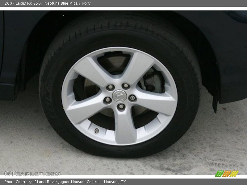 Neptune Blue Mica / Ivory 2007 Lexus RX 350