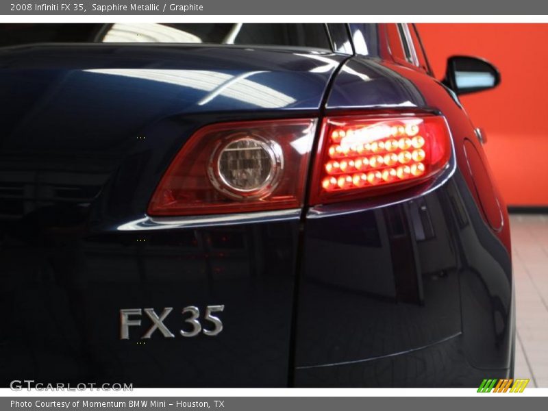 Sapphire Metallic / Graphite 2008 Infiniti FX 35