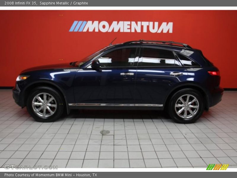Sapphire Metallic / Graphite 2008 Infiniti FX 35