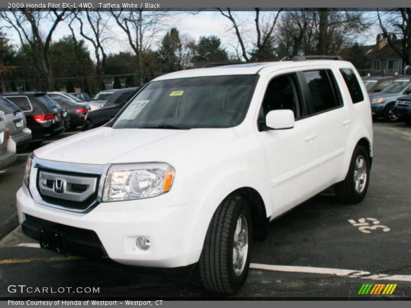 Taffeta White / Black 2009 Honda Pilot EX-L 4WD