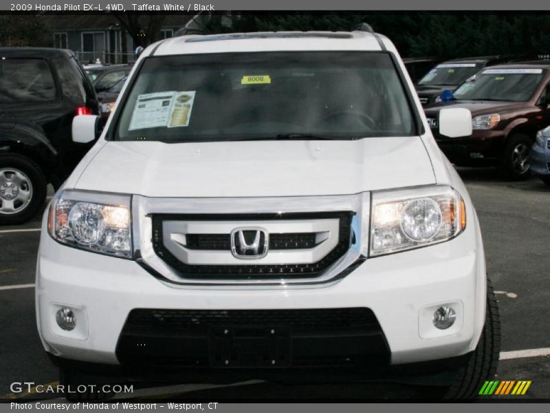 Taffeta White / Black 2009 Honda Pilot EX-L 4WD