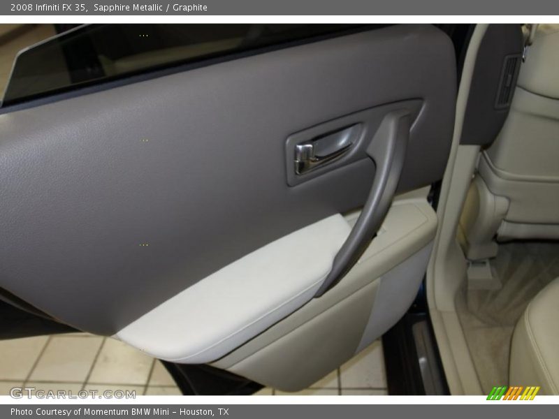 Sapphire Metallic / Graphite 2008 Infiniti FX 35