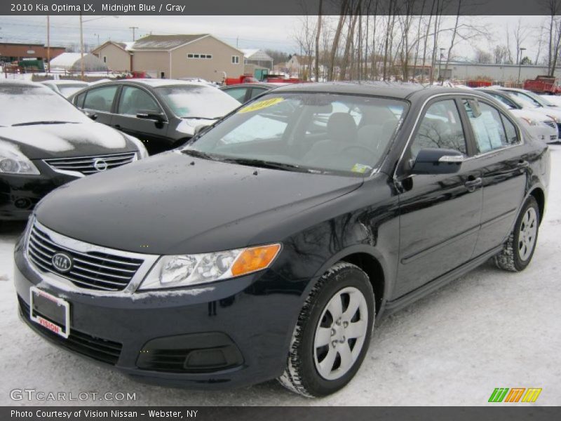 Midnight Blue / Gray 2010 Kia Optima LX