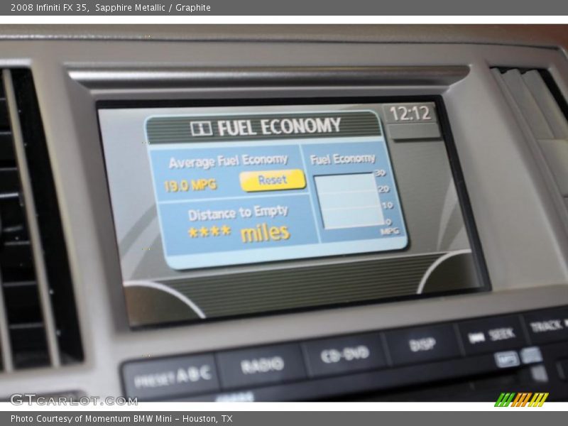 Sapphire Metallic / Graphite 2008 Infiniti FX 35