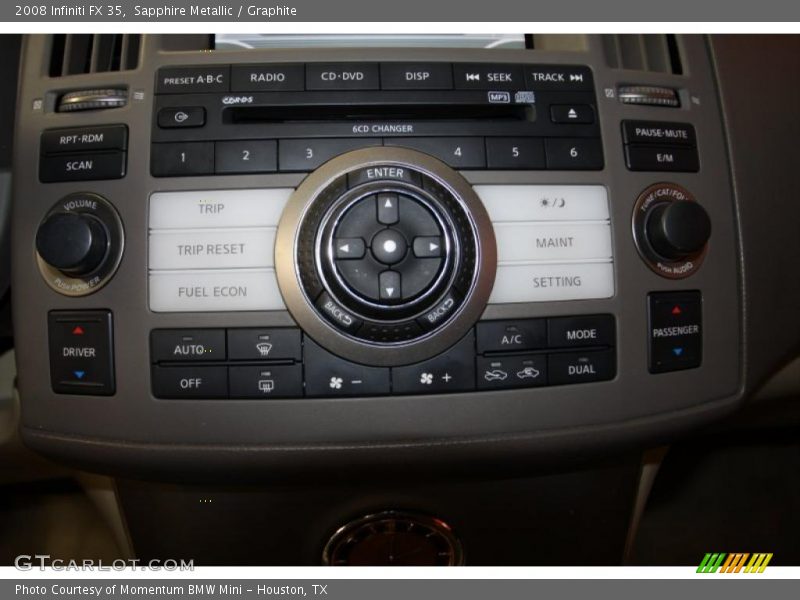 Sapphire Metallic / Graphite 2008 Infiniti FX 35