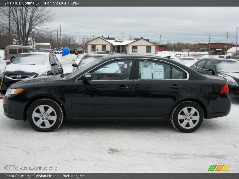 Midnight Blue / Gray 2010 Kia Optima LX