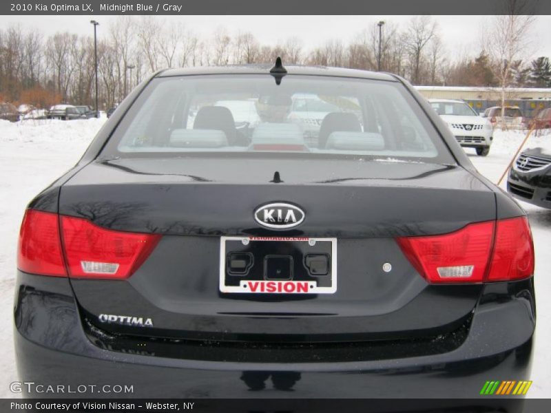 Midnight Blue / Gray 2010 Kia Optima LX