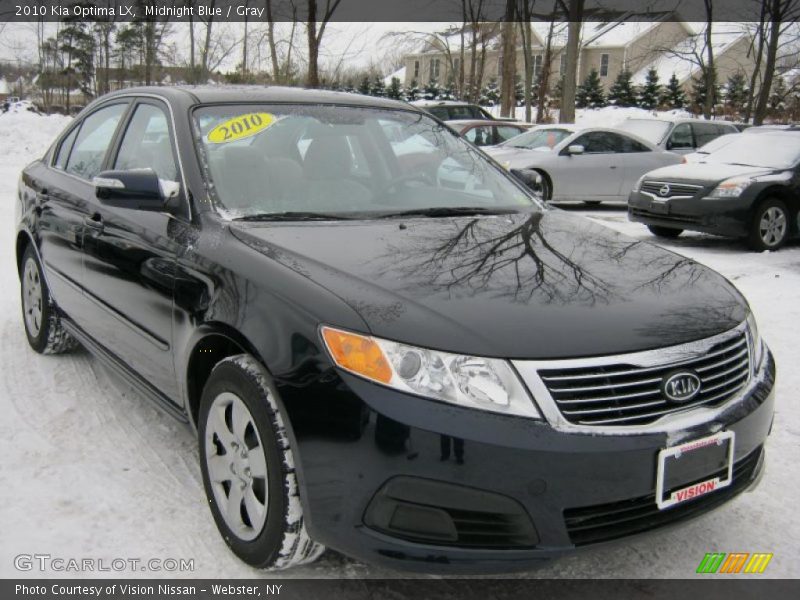 Midnight Blue / Gray 2010 Kia Optima LX