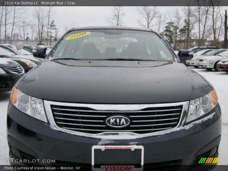 Midnight Blue / Gray 2010 Kia Optima LX