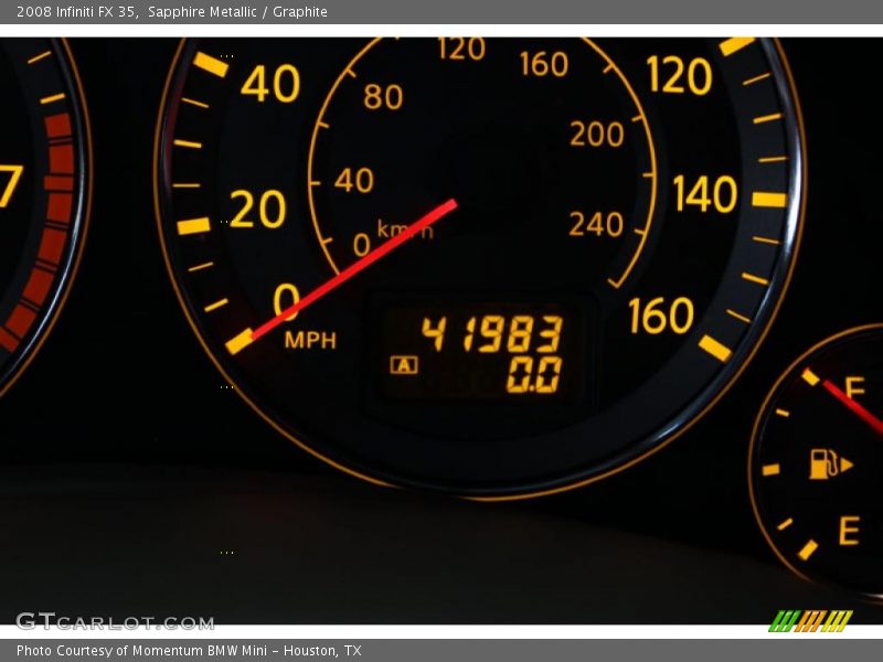 Sapphire Metallic / Graphite 2008 Infiniti FX 35