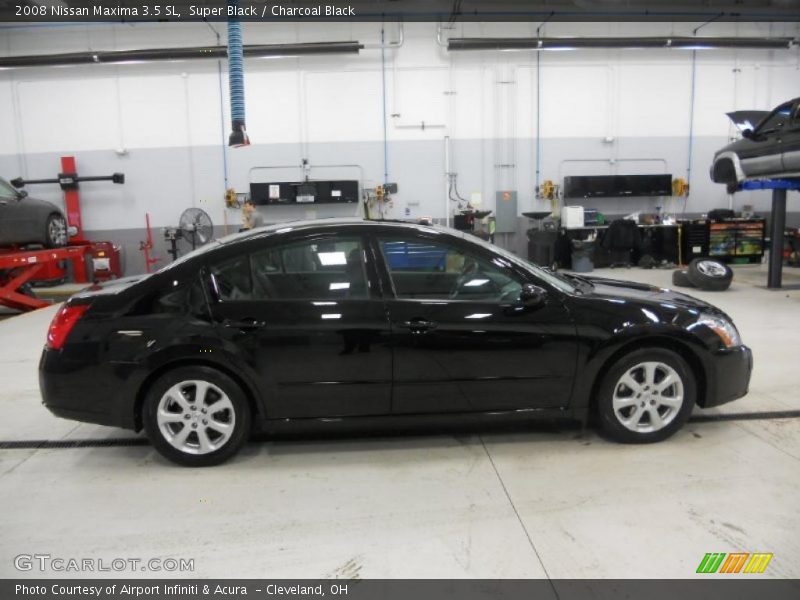 Super Black / Charcoal Black 2008 Nissan Maxima 3.5 SL